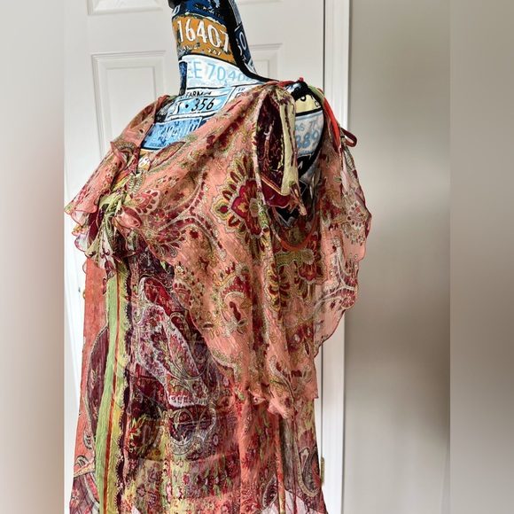 NWT Etro Boho Blouse paisley size 42 - Picture 6 of 11